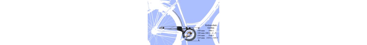 Farrad Kettenschutz f&uuml;r Fahrr&auml;der mit...