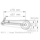 Fahrrad Kettenschutz Ergo-Line 180-5 bis 36/38 Zähne Topas-Transparent