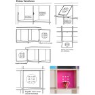 Designer Regaltür für Würfel Tür mit Flexi fuer Ikea Expedit-Kallax Nornäs XXXL Raumteiler *Sonderfarben Hell-Blau