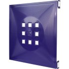 Designer Regaltür für Würfel Tür mit Flexi fuer Ikea Expedit-Kallax Nornäs XXXL Raumteiler *Sonderfarben Taubenblau