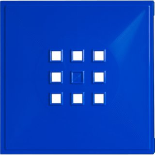 Designer Regaltür für Würfel Tür mit Flexi fuer Ikea Expedit-Kallax Nornäs XXXL Raumteiler *Sonderfarben Schalke-blau