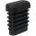 Kunststoff Lamellen-Stopfen S101 mit schrägem Boden Möbelgleiter Stuhlgleiter für Flach-Ovalrohr 30x15 Schwarz