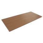 Tischplatte für Büro, Schule, Home Office 150x65 cm Hellgrau ABS-Kante