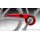 Fahrrad Kettenschutz Dekaform Performance Line 180-2 bei 36-38 Zähne Kettenblatt fuer City Bike mit Nabenschaltung Topas Transparent