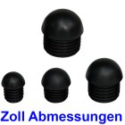 Zoll Abmessung K250-Z Kugelform Kunststoff...