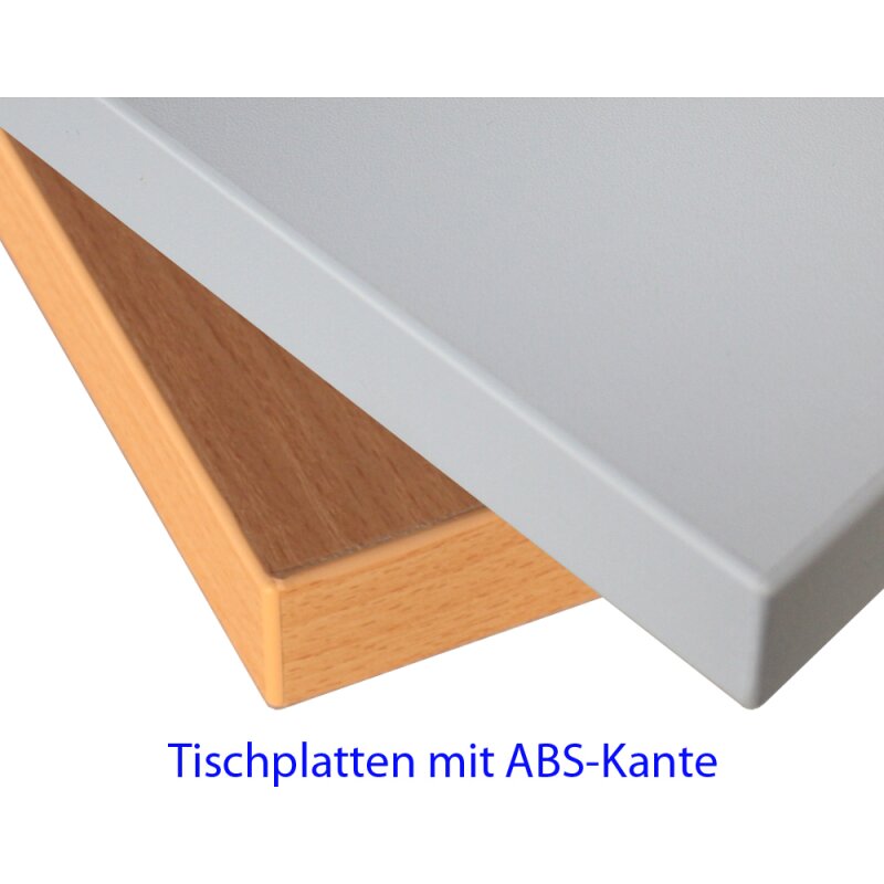 Dekaform Schultischplatte mit Kunststoff Kante Dekor Buche natur + He, 47,99 €