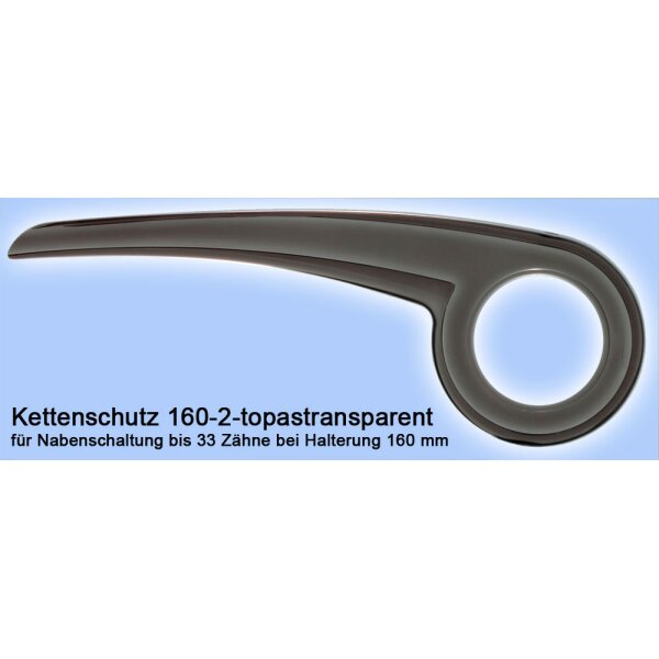 Fahrrad Kettenschutz Performance Line 160-2 bis 33 Zähne Kettenblatt in Farbvariationen