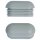 Kunststoff Lamellen-Stopfen R101 mit rundem Boden - Möbelgleiter Stuhlgleiter für Flach-Ovalrohr * 40x20-Grau