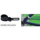 Rohrschelle-Set - Halterung hinten + Schraube Befestigung Fahrrad Kettenschutz