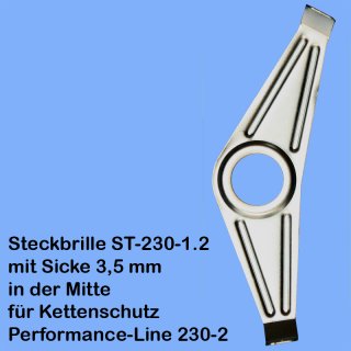Nachrüst Befestigungs Set  ST-200 mit Steckbrille Schelle Lasche Winkel + Schrauben für Fahrrad mit Kettenschaltung ATB MTB Trekking Bike Kettenschutz