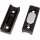 Schalengleiter PTFE 205 Kunststoff Möbelgleiter | Bodenschoner zum Schrauben Stuhlgleiter fuer Rohre Freischwinger Büro Stuhl Stapelstuhl 18-20 Schwarz