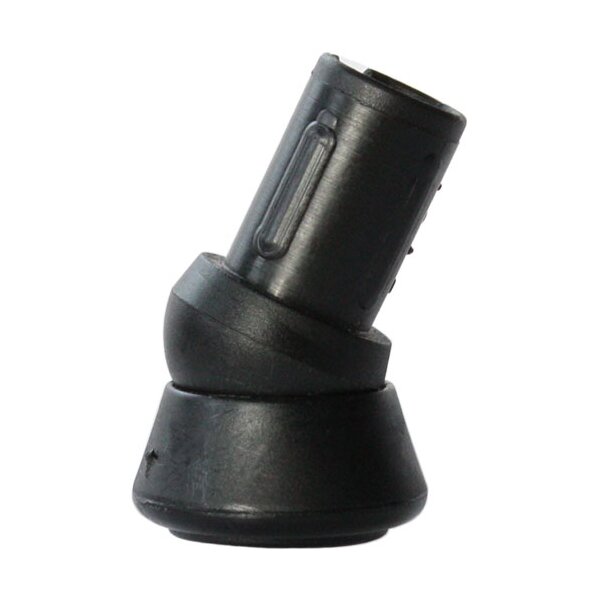 Gelenkgleiter 140 Kunststoffgleiter Rundrohr Stuhlgleiter Kunststoffgleitfläche schräg F30 D28