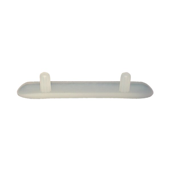 Stapelgleiter 102 Kunststoff Kufen-Gleiter Stapelschutzelement Schalengleiter Rundrohr Farblos/transp 70x12-18-22