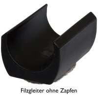 Filzgleiter ohne Zapfen Fi-204-oZ Kunststoff...