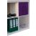 Designer Vitirinen Tür für Würfel Regal mit Flexi Einsatz Ikea Expedit+Kallax+Nornäs in transparent