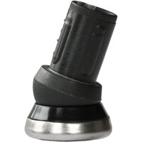 Metall Gelenk Gleiter 160 Rundrohr Stuhlgleiter Kunststoff Metallgleitfläche schräg verstellbar 30-20x1,5-2