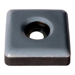 Teflongleiter 191-Q Möbelgleiter zum Schrauben | Dekaform PTFE Stuhlbeingleiter aus Kunststoff * quadratisch
