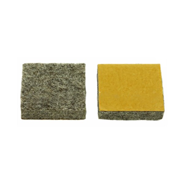 Filzgleiter quadratisch 118-Q selbstklebend -Filz Möbelgleiter für Stahlrohrmöbel und Holzmöbel 26x26