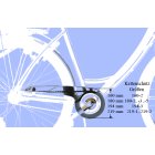 Fahrrad Kettenschutz Easy-Line 194-3 f&uuml;r 40/42 Z&auml;hne (zwei fl&uuml;gelig) Schwarz