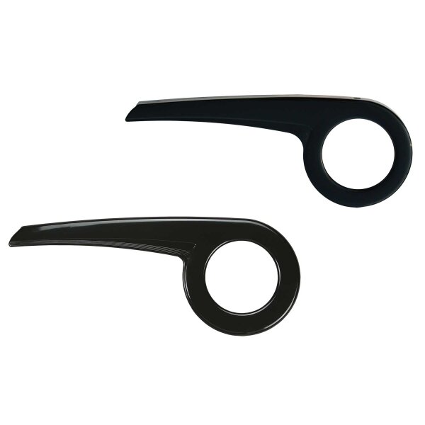 Fahrrad Kettenschutz Easy Line der Größe 180 und 194 mm in der Farbe Schwarz.