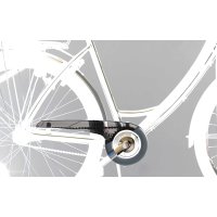 Easy-Line Fahrradkettenschutz Schwarz 180 |194 mm...