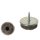 Filzgleiter 190 zum Schrauben mit Metalleinfassung rund | Stuhlbeingleiter Metall mit Filz und Schraube