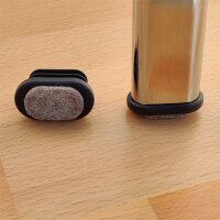 Filzgleiter mit vergrößertem Fuß...