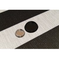 Brauner Untersetzer 601 Teppichgleiter Rund - Kunststoff...