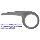 Fahrrad Kettenschutz Dekaform 230-2 bei 44-46-48 Zähne Kettenblatt ATB MTB bei Kettenschaltung Topas-Transparent