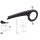 Nachrüst Set  Easy-Line Fahrrad Kettenschutz für City Bike mit 36-38 oder 40-42 Z 1-fach Kettenblatt Schwarz-Dekor 301 rot 180-3 bis 36-38 Z 19 mm