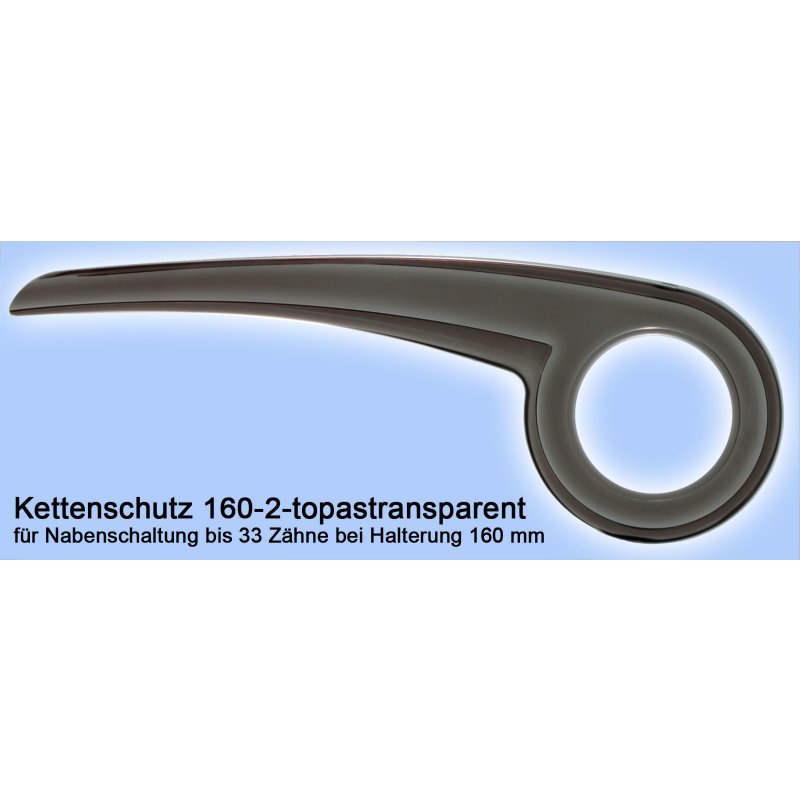 Dekaform Kettenschutz Performance Line 160-2-EB für 33 Zähne schwarz