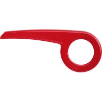 Easy-Line Fahrradkettenschutz Rot 180 | 194 mm für 1-fach Kettenblatt City Bike