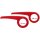 Easy-Line Fahrradkettenschutz Rot 180 | 194 mm für 1-fach Kettenblatt City Bike