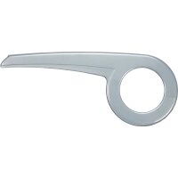 Easy-Line Fahrradkettenschutz Silber 180 | 194 mm für 1-fach Kettenblatt City Bike