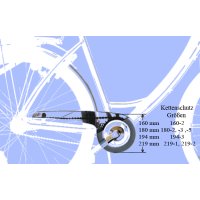 Kettenschutz Fahrrad Page 180 | 219 für 36.- 48 Zähne 1-fach Kettenblatt City Bike Kreidler Rixe Rabeneick * Silber