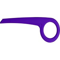 Lila Easy-Line Fahrradkettenschutz 180 | 194 mm für 1-fach Kettenblatt City Bike