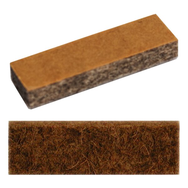 Filzeinlage 105 Eco selbstklebend für Filzgleiter für Schülerstuhl Fußkappe 103 Eco