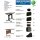 Filzeinlage 105 Eco selbstklebend für Filzgleiter für Schülerstuhl Fußkappe 103 Eco 11,5 x 39,5 x 5,5
