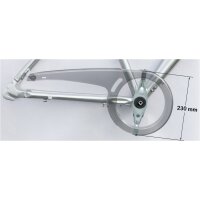 Fahrrad Kettenschutz Page 230-K Kettenschaltung NSU Prophete Fischer Zündapp 44-48 Zähne 3-fach Kettenblatt Schwarz-B-Ware