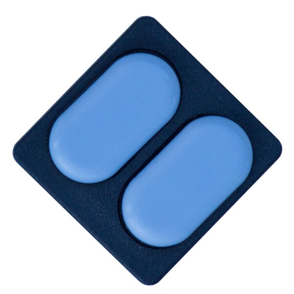 PTFE Quadratgleiter PT-271 Teflonstopfen Kunststoff Möbelgleiter für Stahlrohrmöbel mit Quadratrohr 40x40