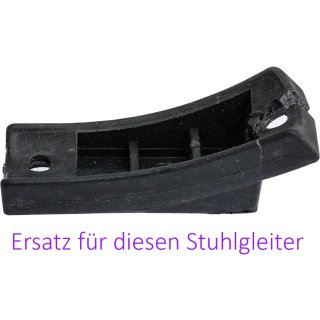 2x Alternativ-Stuhlgleiter mit Filz 205-402-25 Filzgleiter für Freischwinger Stahlrohrstühle Höffner XXXL Lutz Stühle