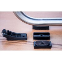 2x Alternativ-Schalengleiter PTFE 205-402- rechteckig...