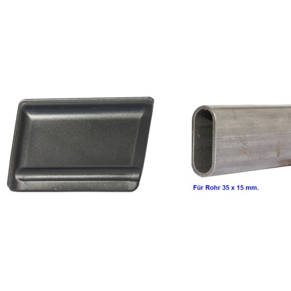 PTFE Teflongleiter PT-104oL Gleitkappe | Schulmöbel Fußkappe für Schülerstuhl - Schultisch