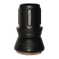 Filzgleiter Parkettgleiter 150 Möbelgleiter mit Filz für Stahlrohrstühle | Filzgleitfläche verstellbar -schräg F30-D20x1,5-2 (id16-17)