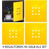 4er Set Regal-Tür für Würfel-Fach-Einsatz...