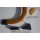 Tischgleiter hinten 110 Kunststoff Möbelgleiter, Schalengleiter zum Schrauben  für Schulmöbel Casala Schultisch Moebel mit Rohr 50x30mm Farbe hellgrau