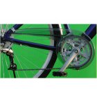 Fahrrad Kettenschutz Performance Line 230-2 für 44, 46, 48 Zähne Kettenblatt bei Kettenschaltung Rot-Transparent