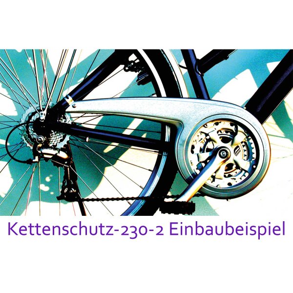 Fahrrad Kettenschutz bei 44-46-48 Zähne 3-fach Kettenblatt Performance Line D230-2de | ATB MTB bei Kettenschaltung