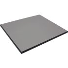 Tischplatte für Büro Tisch Home Office Schule Arbeitsplatte 130x50 cm * Hellgrau mit PU-Kante