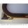 Kippschutz Kunststoff Gleiter 106 Schalengleiter hinten als Stuhlgleiter für Schulstuhl mit Ovalrohr 38x20